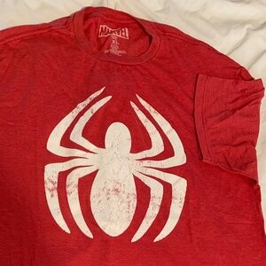Marvel Spiderman T-shirt mens XL red